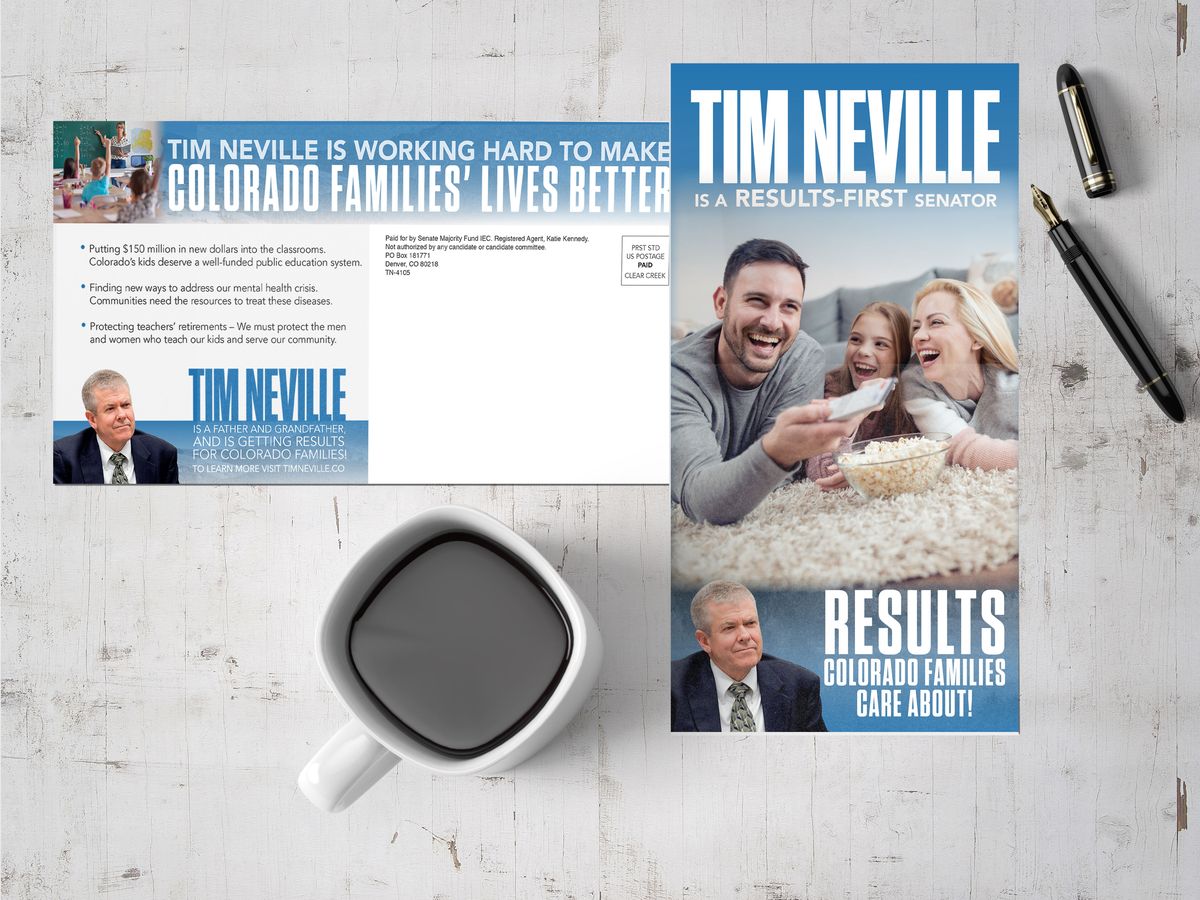 Tim Neville results-first senator campaign mailer