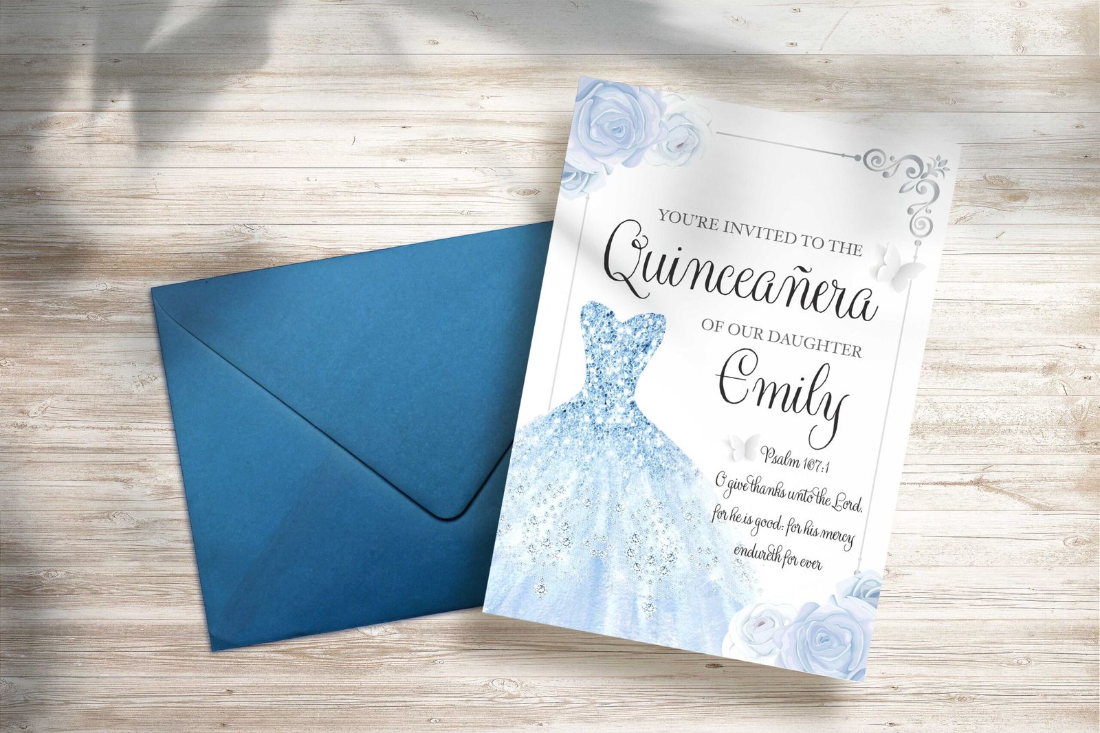 Quinceanera invitation design
